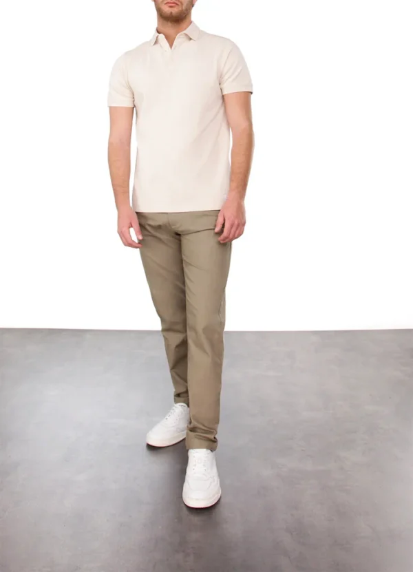 SPEA24108AR22 Arto plain soft pique poloshirt with MB rectangular woven label on bottom | Eshop GS | Jordan
