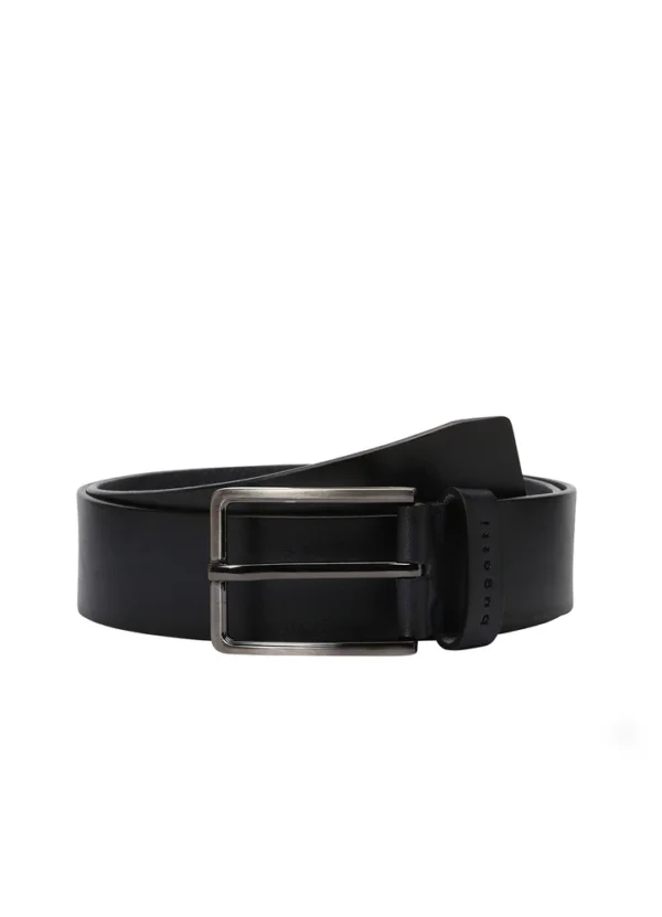 AMBUAYPBTSTLE0245 0165 Plain leather 4cm belt with no stitching