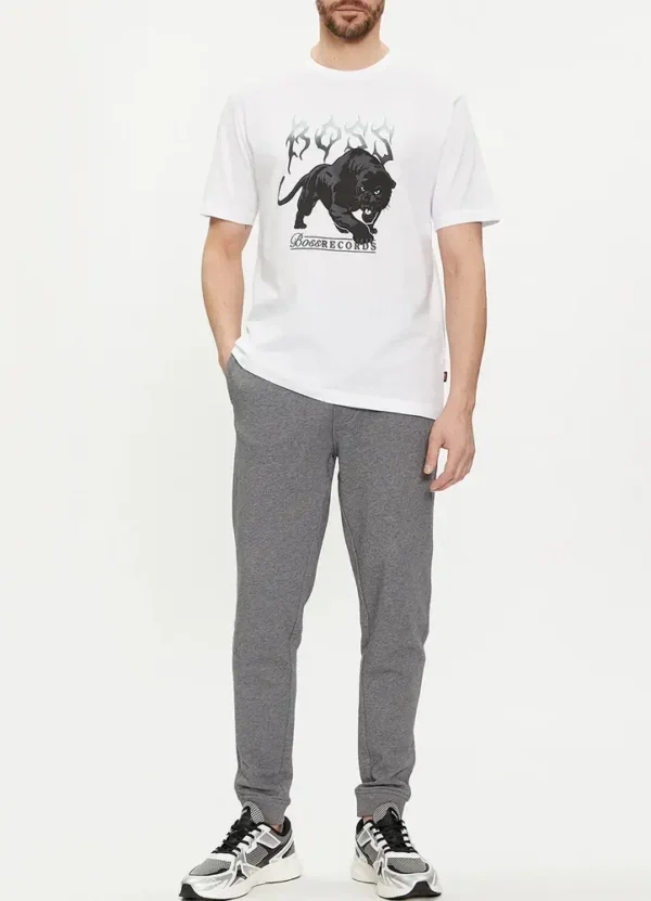 50510223 TeePantera Boss printed t-shirt with leopard and boss records print | Eshop GS | Jordan