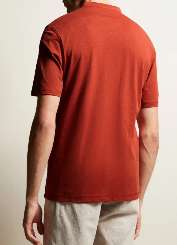8150/55021A Jersey slub chinese collar henley poloshirt | Eshop GS | Jordan