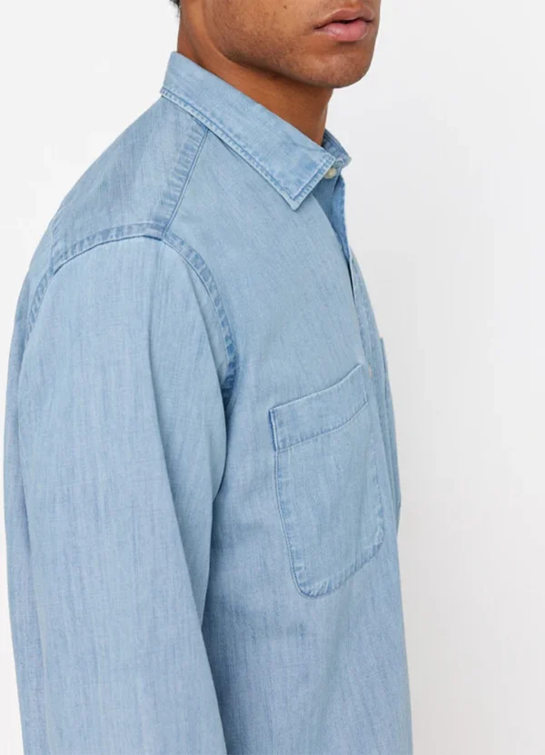7327163 LS Denim shirt with 2 chest pkts | Eshop GS | Jordan