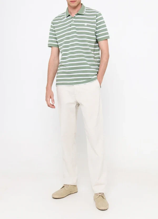 5587397 SS striped pique polo shirt with logo on chest | Eshop GS | Jordan