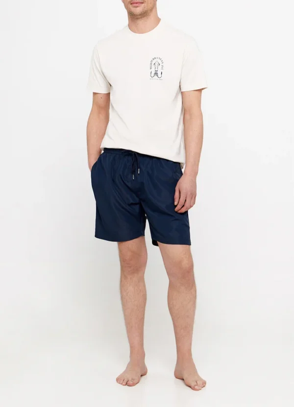 2327251 Short swimwear with elastic waist and contrast drawstring & side pkts | Eshop GS | Jordan