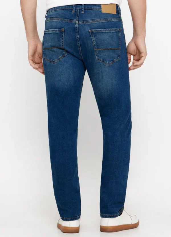 7217158 Regular fit jeans in dark blue wash with front wrinkles | Eshop GS | Jordan