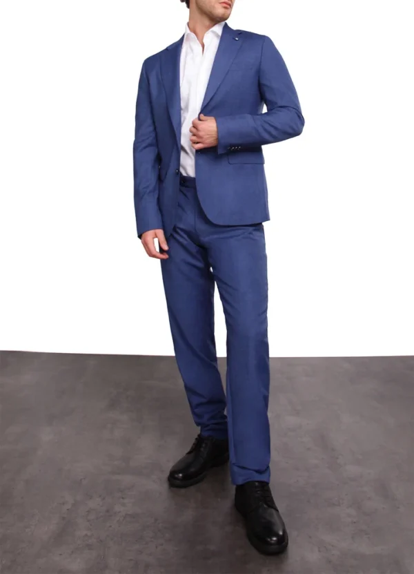 SPE241028TO12MB Toulon Drop 8 modern fit plain heather suit with plain tonal lining 240g/260g NL | Eshop GS | Jordan
