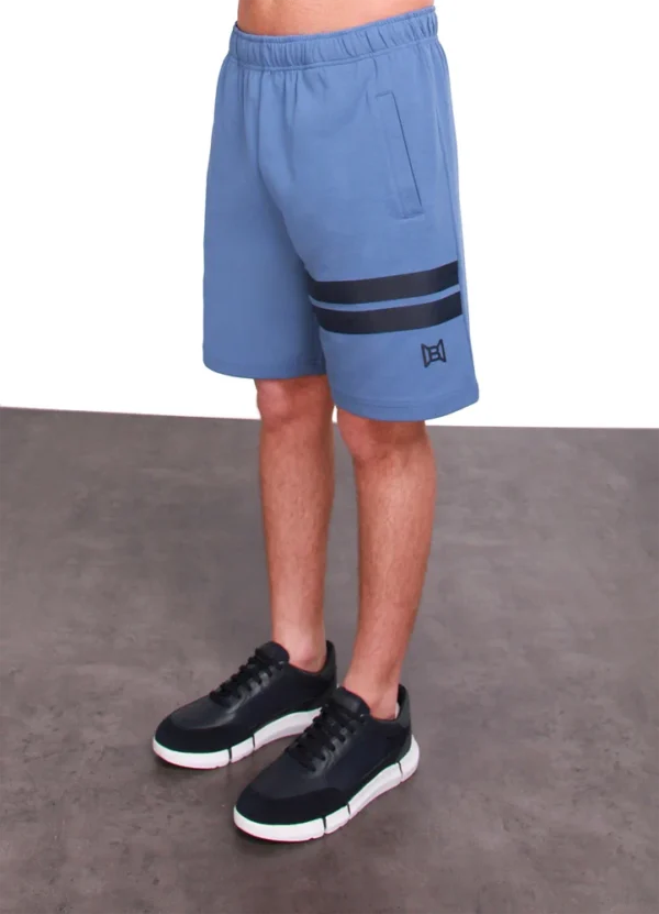 24084MB Drawstring sweat shorts with stripes on one leg and MB logo J | Eshop GS | Jordan