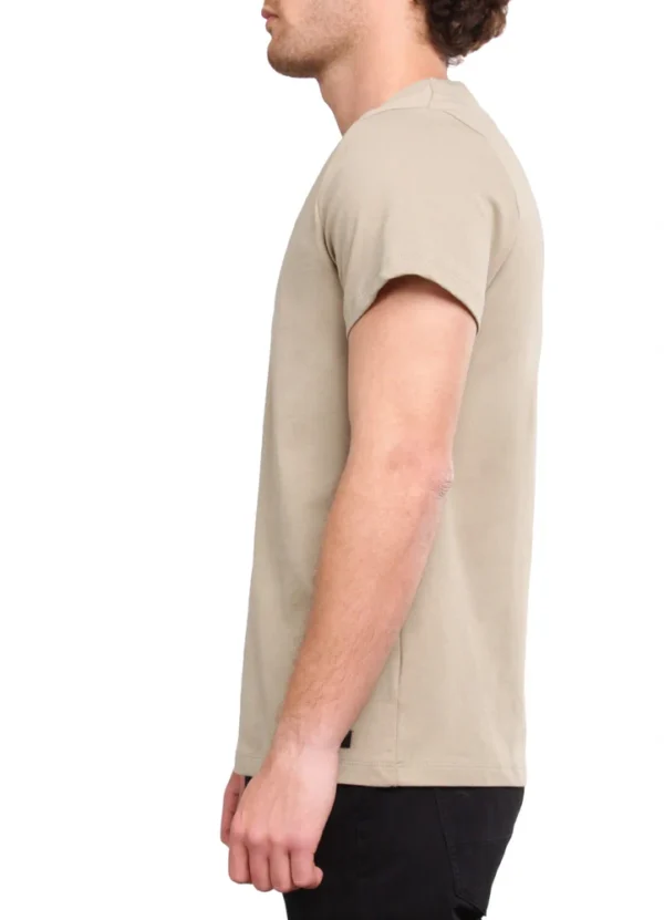 24050MB T-shirt with back linen vertical two stripes and MB rectangular rubber badge on bottom J | Eshop GS | Jordan