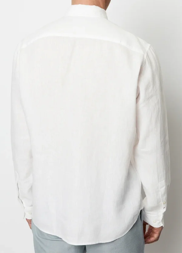 423742842318 Kent collar, long sleeves, one rectangular chest pocket, linen style | Eshop GS | Jordan