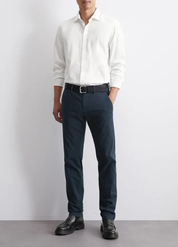 B21010810064 Stig Structured chino tapered fit, tapered leg, regular length, velt pockets | Eshop GS | Jordan