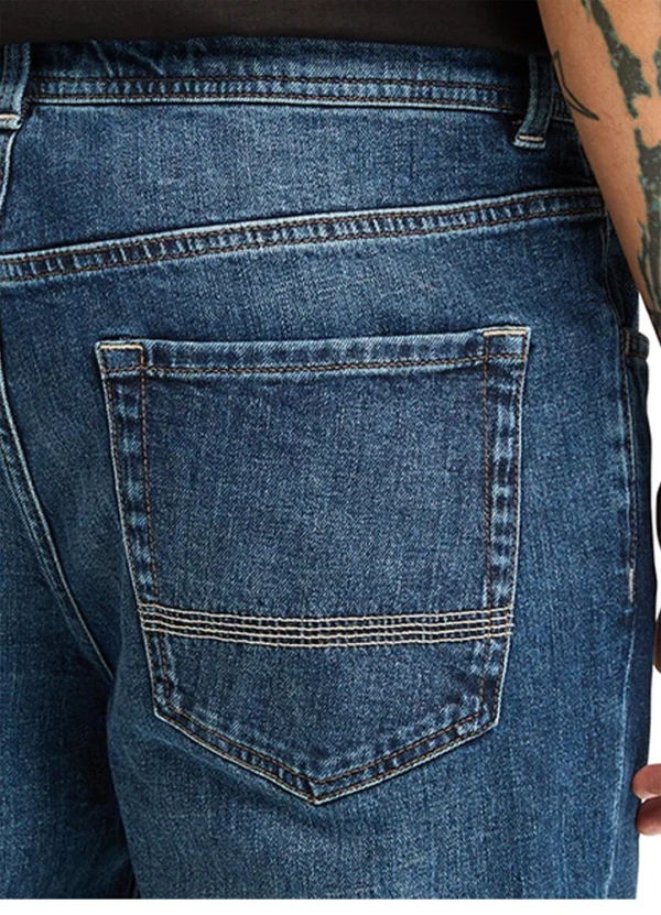 A6CQE Stretch Core Indigo Denim Pant Straight | Eshop GS | Jordan