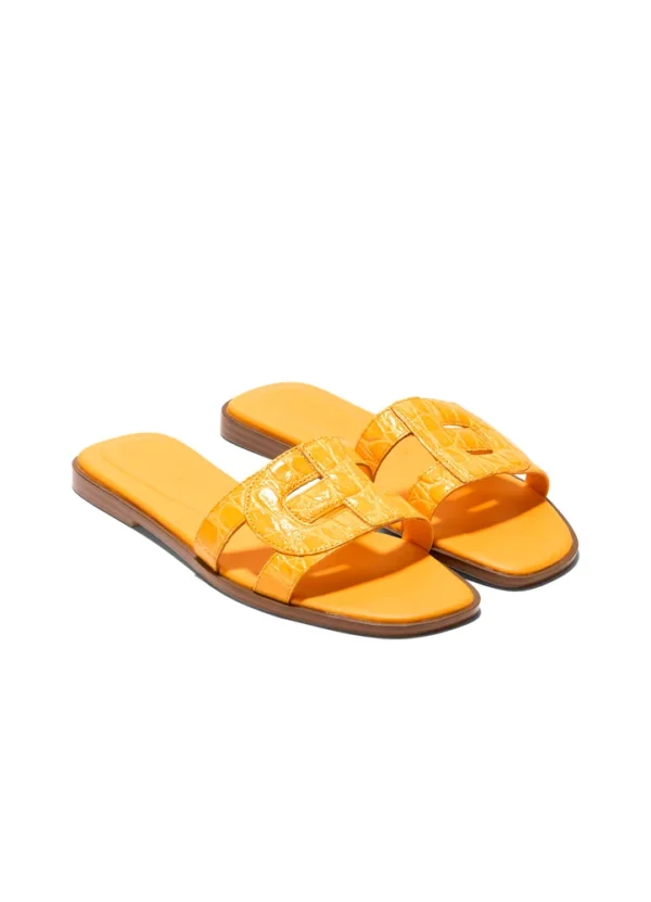 W30555 CHRISEE SANDAL:SAFFRON CROC PR LT | Eshop GS | Jordan