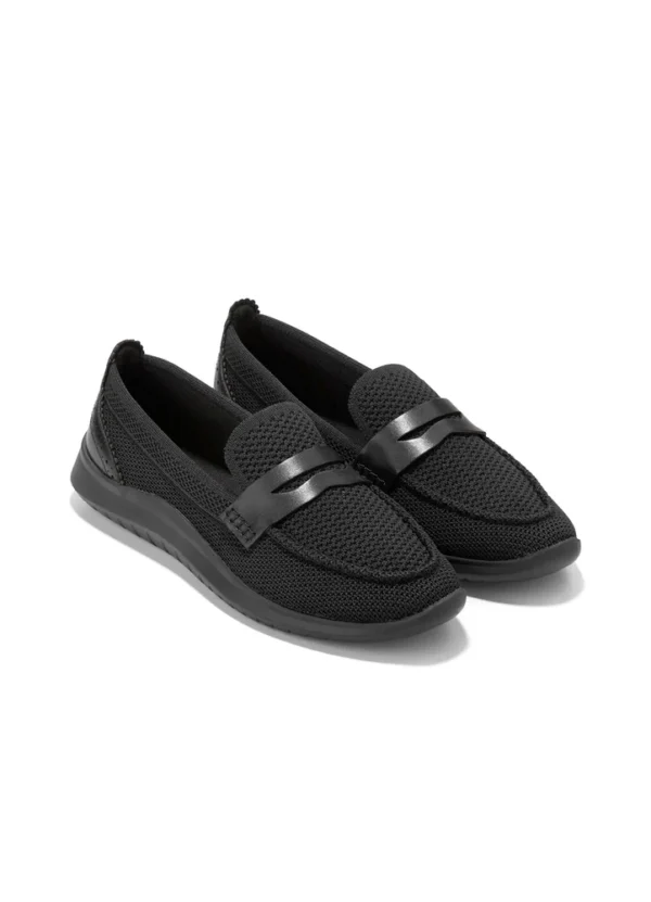 W29825 ZG MERITT STLT LOAFR:BLACK KNIT/BLACK | Eshop GS | Jordan