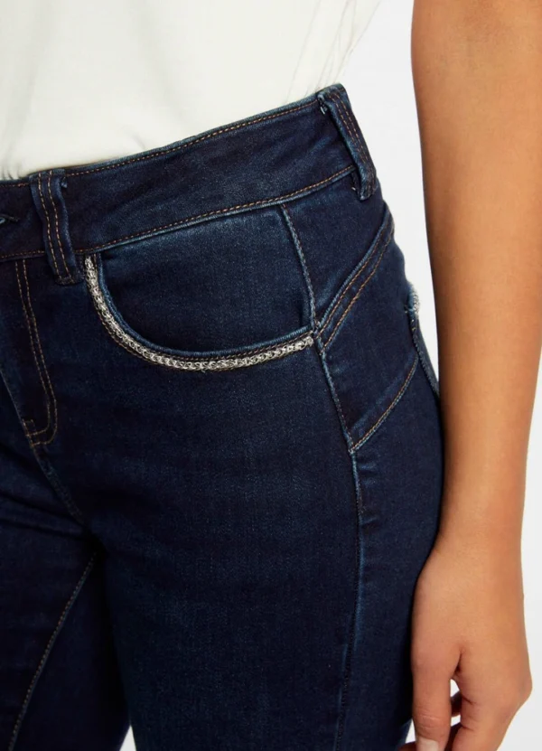232-PAWEL Slim trousers with details at the front pocket | Eshop GS | Jordan
