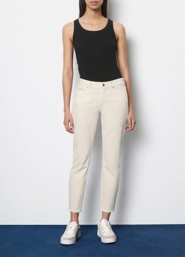 443911912321 Denim Trouser, Regular Waist, Slim Leg, Cropped Length | Eshop GS | Jordan