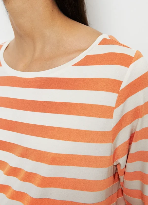 441229652353 Striped boat neck long sleeves blouse | Eshop GS | Jordan