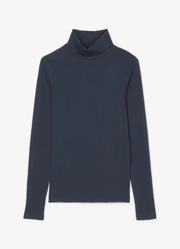 M49205352495 T-shirt, longsleeve, turtleneck, solid, seam details | Eshop GS | Jordan
