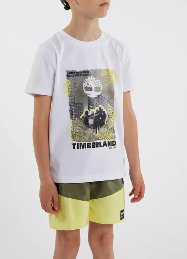 T60144 T-Shirt Ss Front Printed Illustration And Logo 100% Cotton | Eshop GS | Jordan
