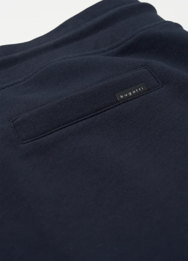 8250/65070B Drawstring cuffed sweat pants with bugatti print on left side | Eshop GS | Jordan