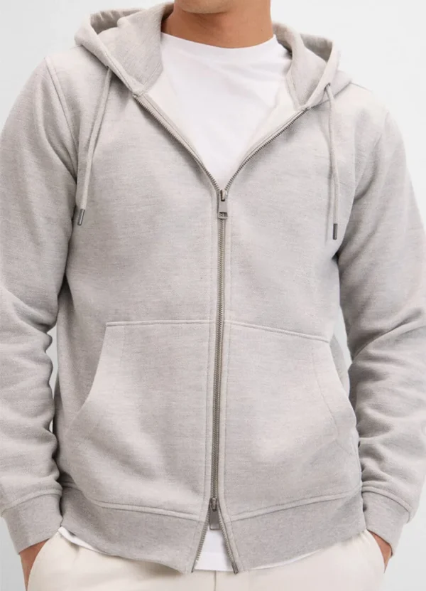 5598006 Sweatshirt cardigan with hood, cord, kangaroo pkts & full zip | Eshop GS | Jordan