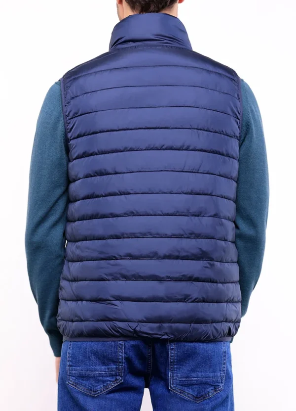 SPE24301MO08MB Mountain quilted puffed vest with MB badge on chest | Eshop GS | Jordan