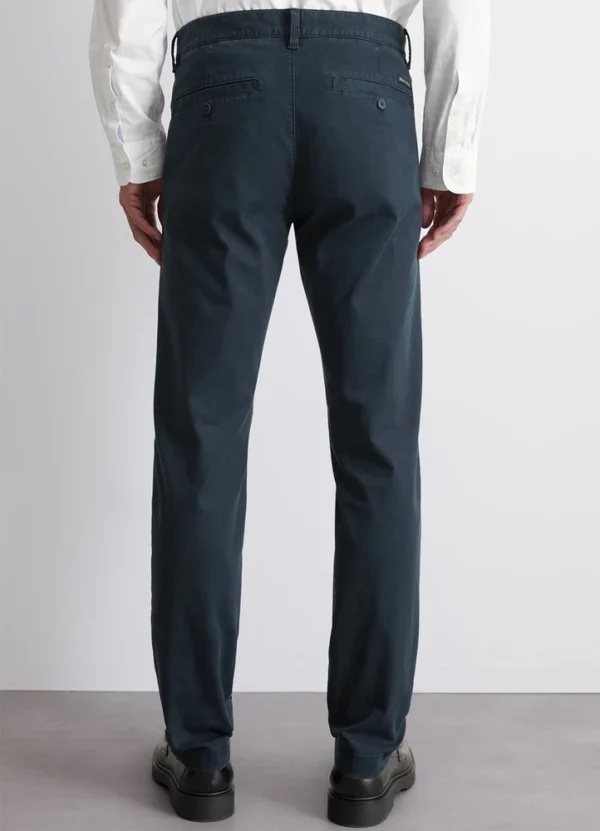 B21010810064 Stig Structured chino tapered fit, tapered leg, regular length, velt pockets | Eshop GS | Jordan