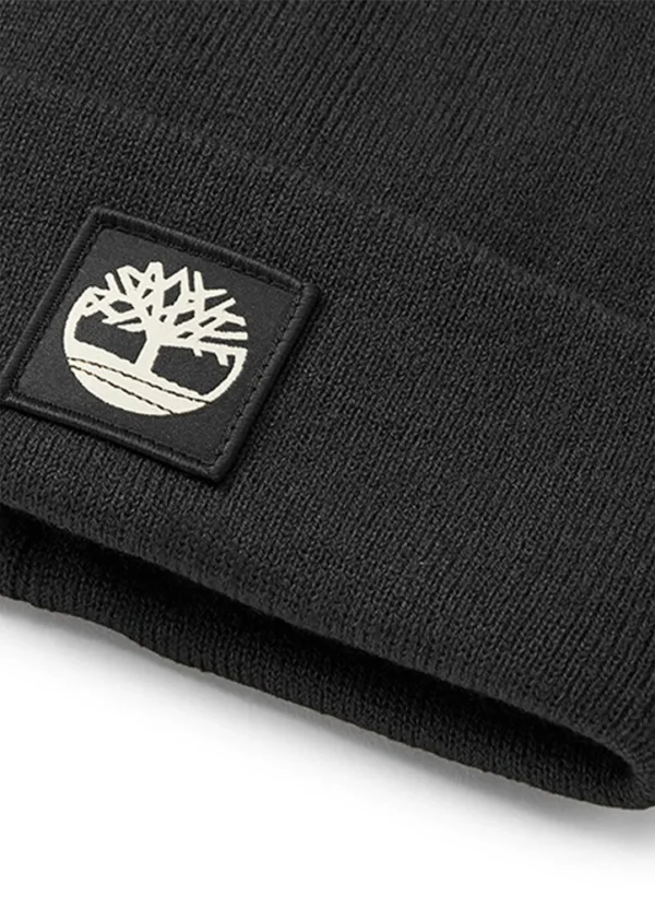 AMTDW24HTBEK90399 1 A61BX Cuffed Beanie With Tonal Patch