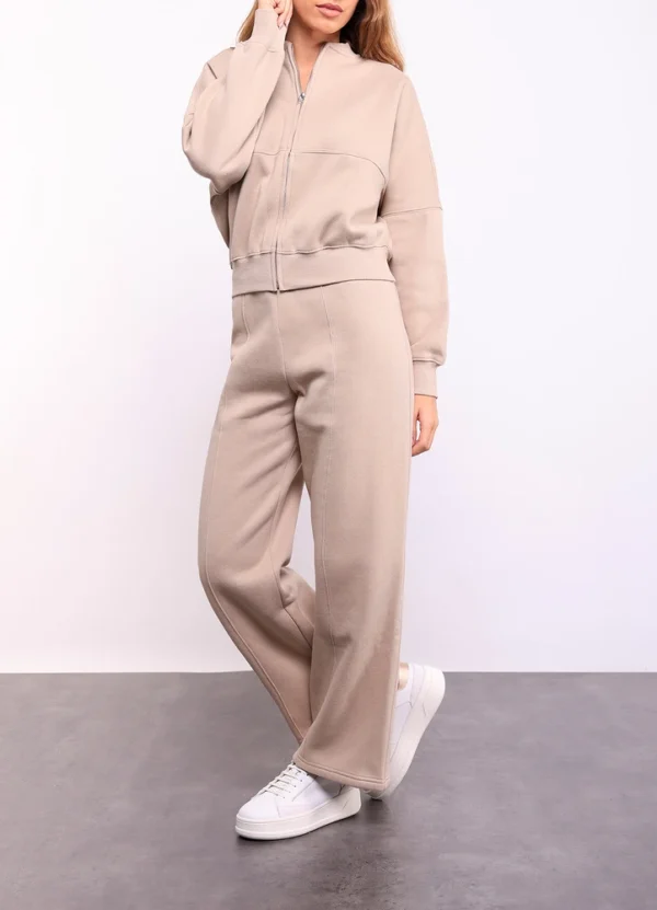 LS18/24355 Sweatshirt cardigan with dropped shoulders, ribbed trims, zip fastening & matching sweat | Eshop GS | Jordan