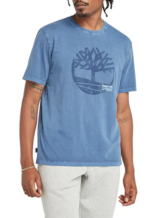 A5UEK Merrymack River Garment Dye Logo Graphic Tee | Eshop GS | Jordan