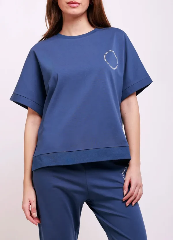 25014/LR15 JD143 -SS loose t-shirt with printed logo & matching sweat pant | Eshop GS | Jordan