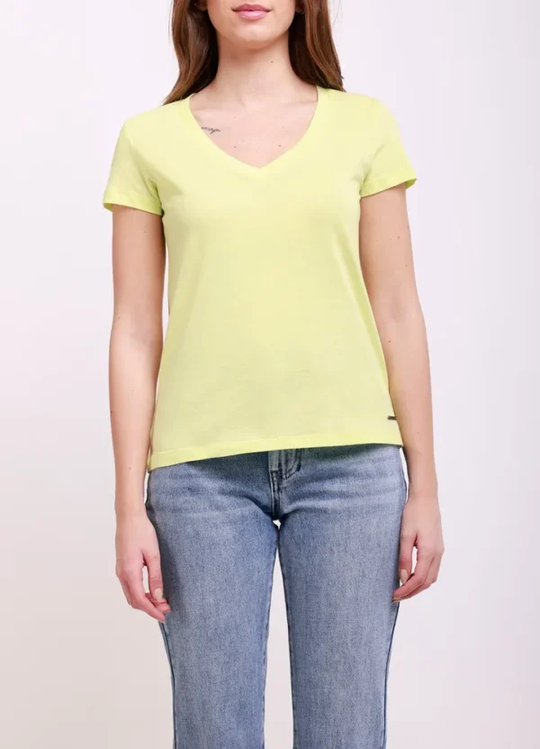 25008/LR04 JD143 -SS v-neck basic t-shirt | Eshop GS | Jordan