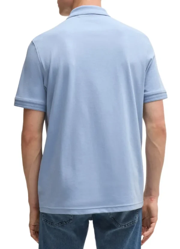 50520109 Pe_Interlock poloshirt with pineapple tonal tipping and boss small embroidery logo on chest | Eshop GS | Jordan