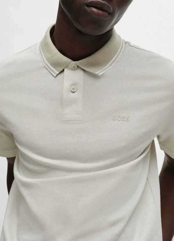 50507814 Peoxford tipped collar oxford poloshirt | Eshop GS | Jordan