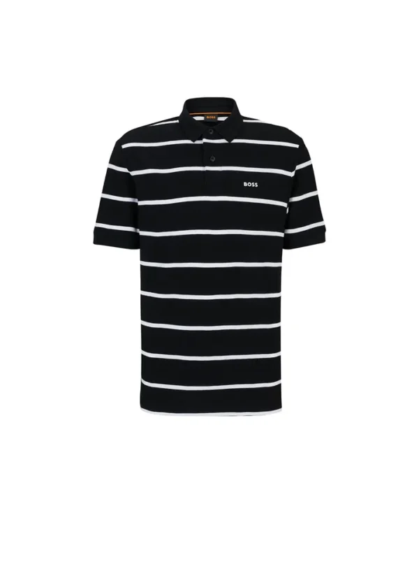 50508327 PalesStripe striped poloshirt with boss logo on chest | Eshop GS | Jordan