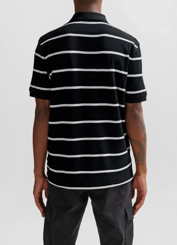 50508327 PalesStripe striped poloshirt with boss logo on chest | Eshop GS | Jordan