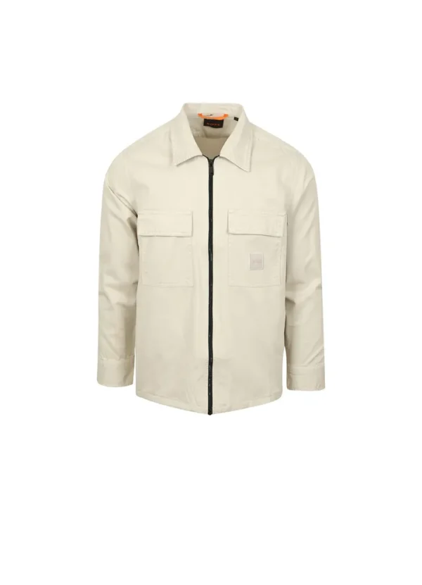 50530853 Lovel full zip drill shirt jacket with double flap pockets | Eshop GS | Jordan