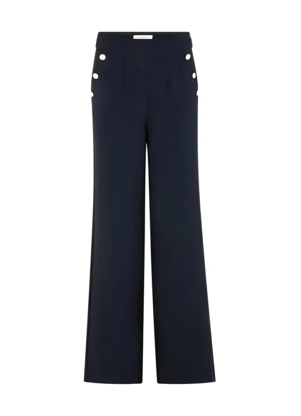 251-PINO.F Wide dress pants with side buttons and front pleats | Eshop GS | Jordan