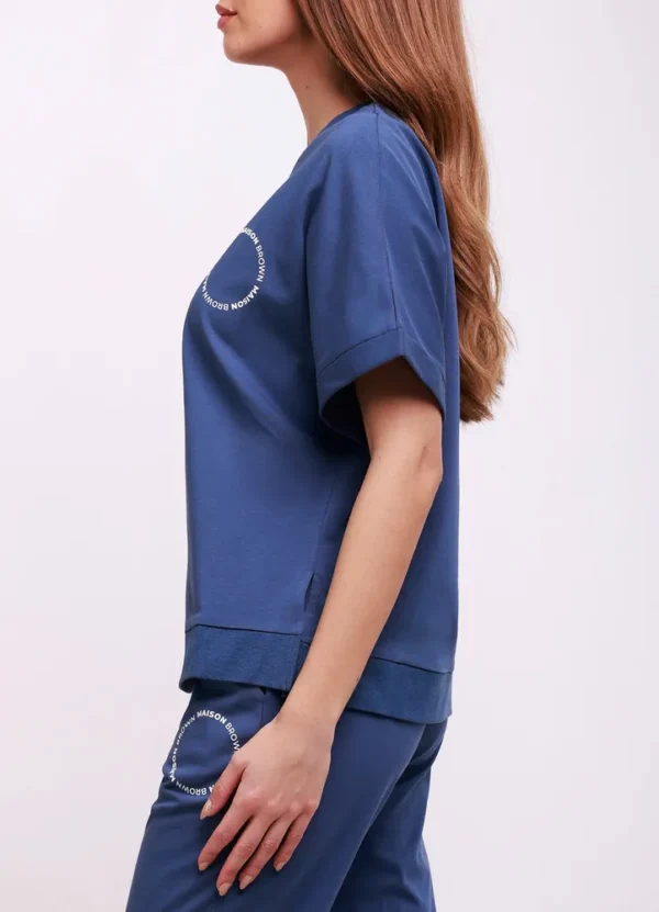 25014/LR15 JD143 -SS loose t-shirt with printed logo & matching sweat pant | Eshop GS | Jordan