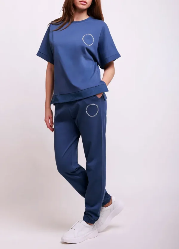25014/LR15 JD143 -SS loose t-shirt with printed logo & matching sweat pant | Eshop GS | Jordan