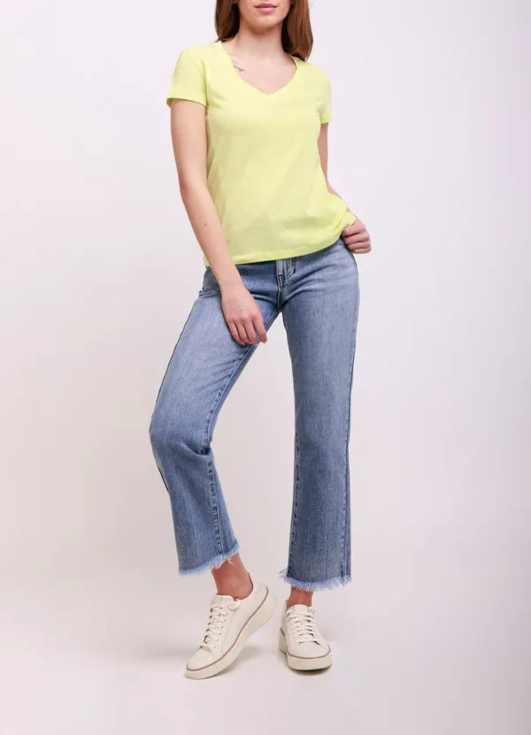 25008/LR04 JD143 -SS v-neck basic t-shirt | Eshop GS | Jordan