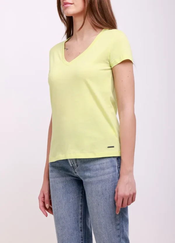 25008/LR04 JD143 -SS v-neck basic t-shirt | Eshop GS | Jordan