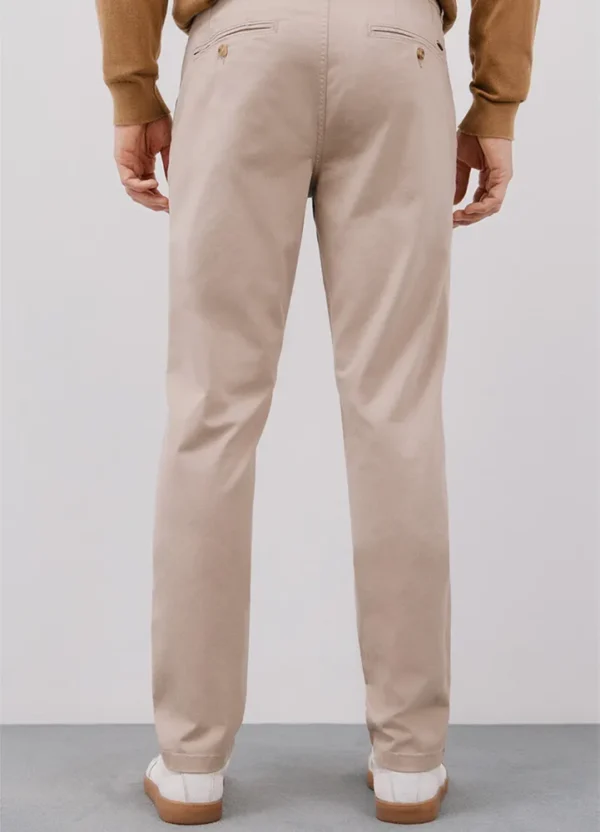 1239452 Slim fit mid-weight plain chino pants | Eshop GS | Jordan