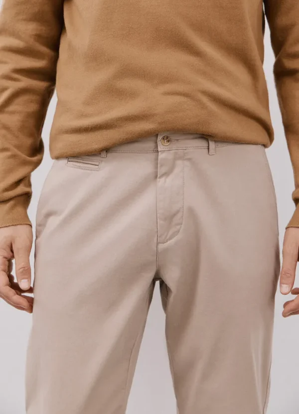1239452 Slim fit mid-weight plain chino pants | Eshop GS | Jordan