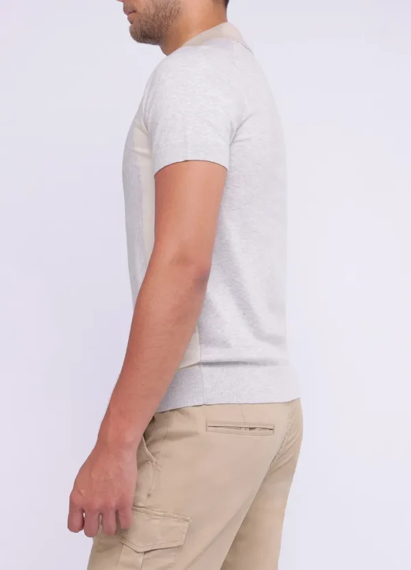 SPE25108AU89MB Austin vertical striped short sleeve knitted poloshirt | Eshop GS | Jordan