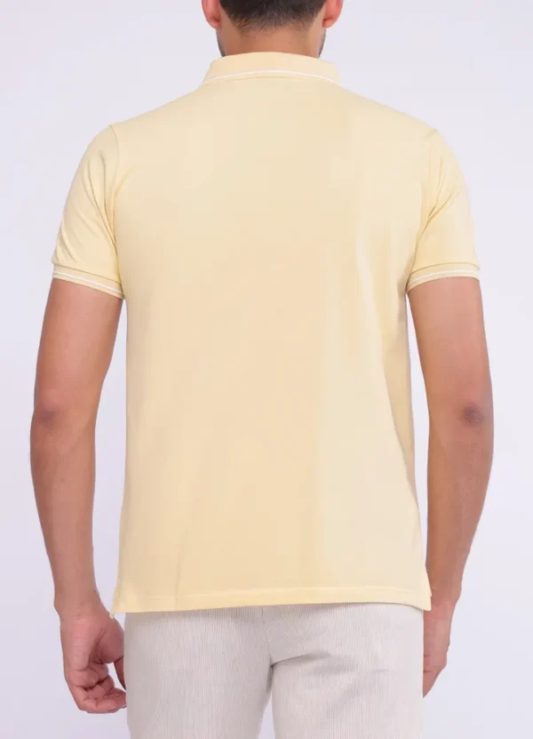 SPE25108ES10MB Eston tipped pique poloshirt with MB embroidery on chest | Eshop GS | Jordan