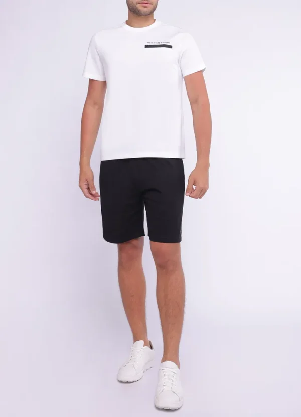 25097MB T-shirt with zipped pocket on chest and MB vinyl print-25097MB | Eshop GS | Jordan