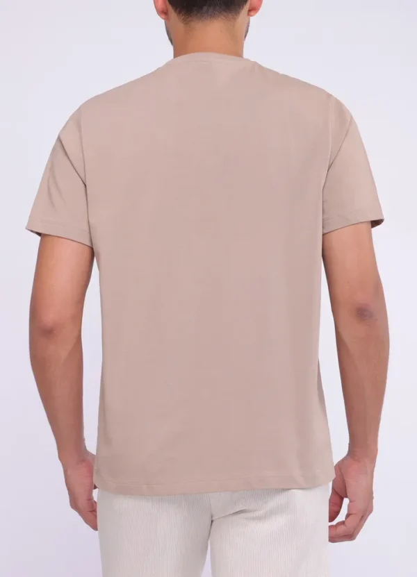 25096MB T-shirt with vinyl MB print and contrast rectangle with stitches print on edges-25096MB | Eshop GS | Jordan