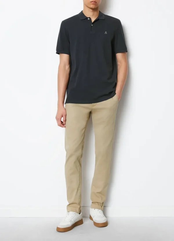 B21223053092 Basic pique regular fit poloshirt with embroidered MOP on chest | Eshop GS | Jordan