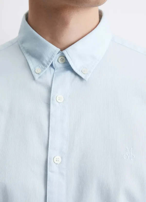B21726842342 Bedford shirt Button down collar, long sleeves with embroidered MOP | Eshop GS | Jordan