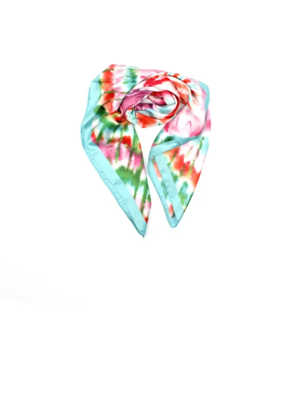 217031 Small satin scarf with dye print | Eshop GS | Jordan
