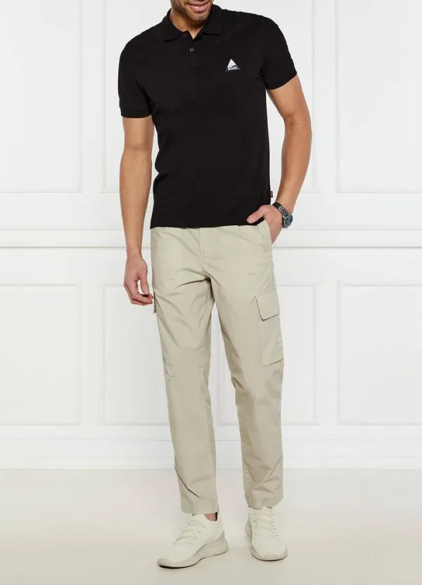 50540202 Pe_fishpatch regular fit poloshirt with triangle boss badge on chest | Eshop GS | Jordan
